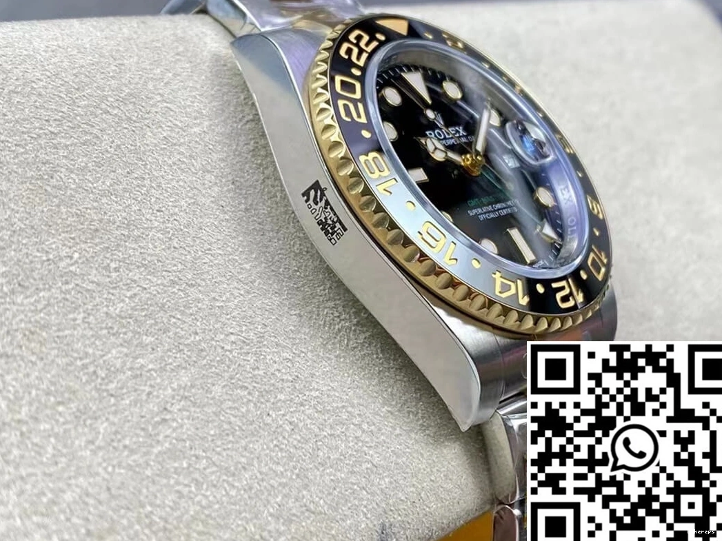 Clean 116713-LN-78203 GMT 1165 Factory Rolex II SmartChoice Yellow Gold Master 0731